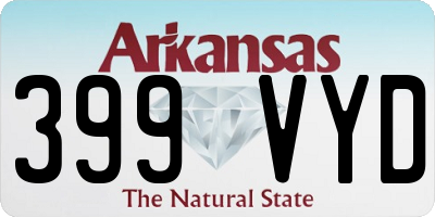 AR license plate 399VYD