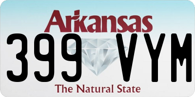 AR license plate 399VYM