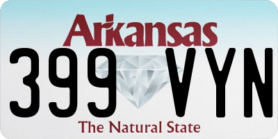AR license plate 399VYN