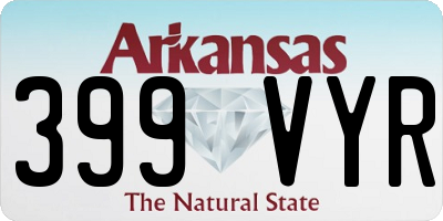 AR license plate 399VYR