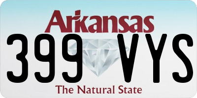 AR license plate 399VYS