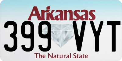 AR license plate 399VYT