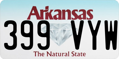 AR license plate 399VYW