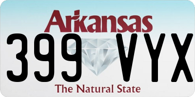 AR license plate 399VYX