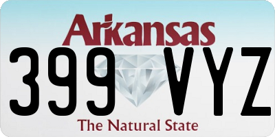 AR license plate 399VYZ