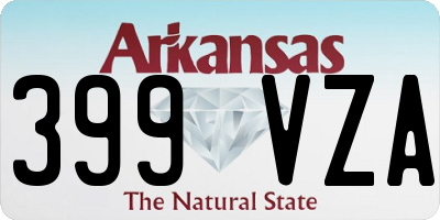 AR license plate 399VZA