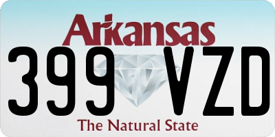 AR license plate 399VZD