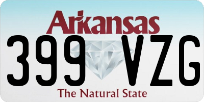 AR license plate 399VZG