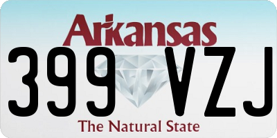 AR license plate 399VZJ