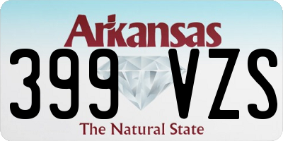 AR license plate 399VZS