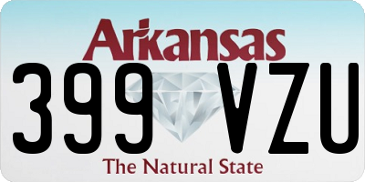 AR license plate 399VZU