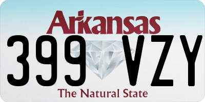 AR license plate 399VZY