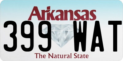 AR license plate 399WAT