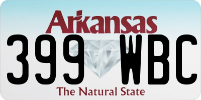 AR license plate 399WBC