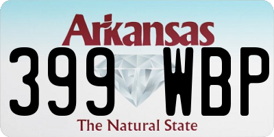 AR license plate 399WBP