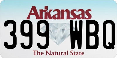 AR license plate 399WBQ