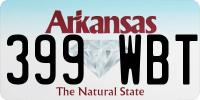 AR license plate 399WBT