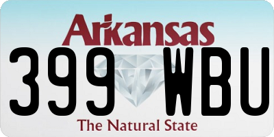 AR license plate 399WBU