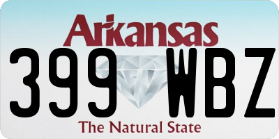 AR license plate 399WBZ