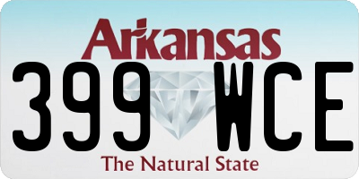 AR license plate 399WCE