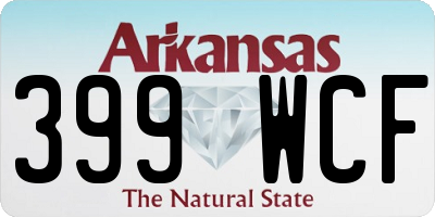 AR license plate 399WCF