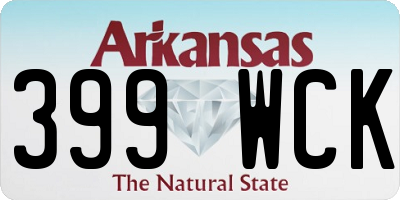 AR license plate 399WCK