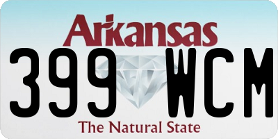 AR license plate 399WCM