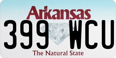 AR license plate 399WCU