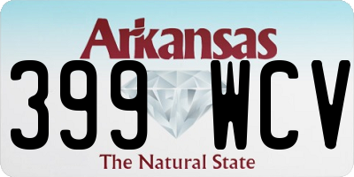 AR license plate 399WCV