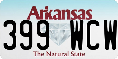 AR license plate 399WCW
