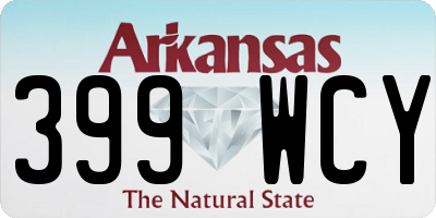 AR license plate 399WCY