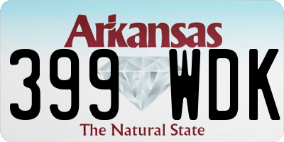 AR license plate 399WDK
