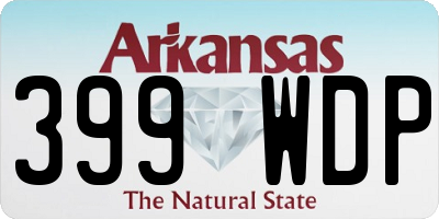 AR license plate 399WDP