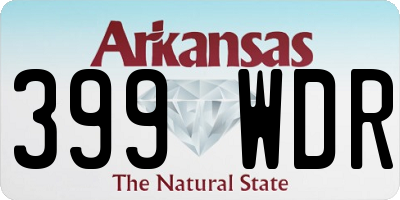AR license plate 399WDR
