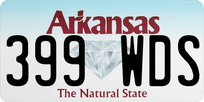 AR license plate 399WDS