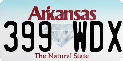 AR license plate 399WDX