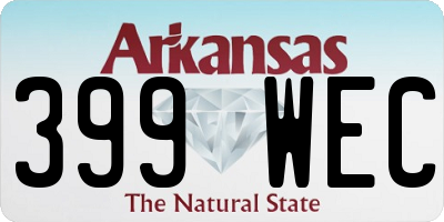 AR license plate 399WEC