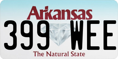 AR license plate 399WEE