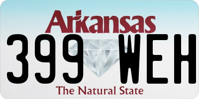 AR license plate 399WEH