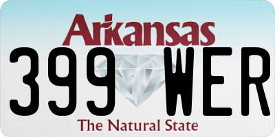 AR license plate 399WER