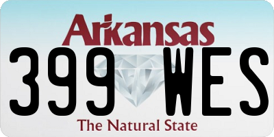 AR license plate 399WES