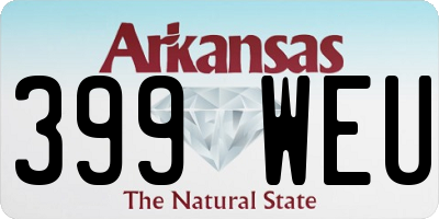 AR license plate 399WEU