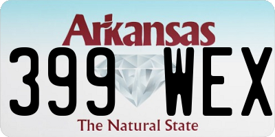 AR license plate 399WEX