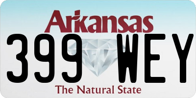 AR license plate 399WEY