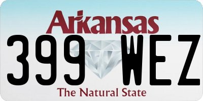 AR license plate 399WEZ