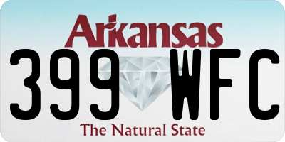 AR license plate 399WFC