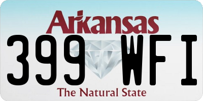 AR license plate 399WFI