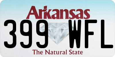 AR license plate 399WFL