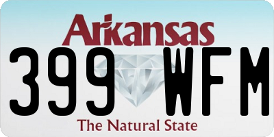 AR license plate 399WFM