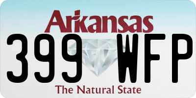 AR license plate 399WFP